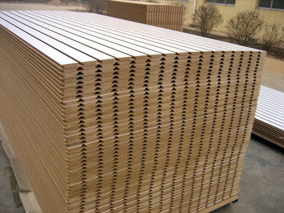 Slotted mdf boards