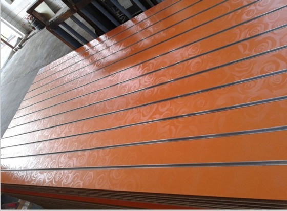 Slotted mdf boards